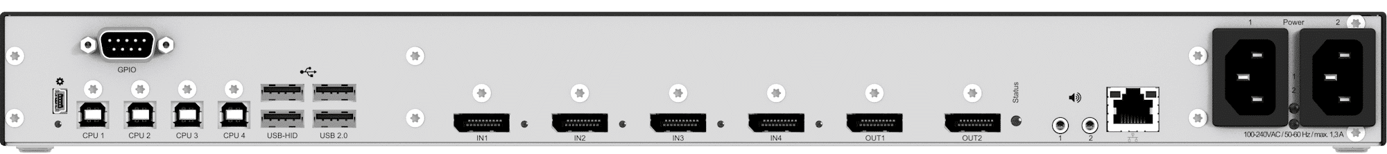 IHSE Draco Multiview 4K60 Multiviewer (Serie MV42)