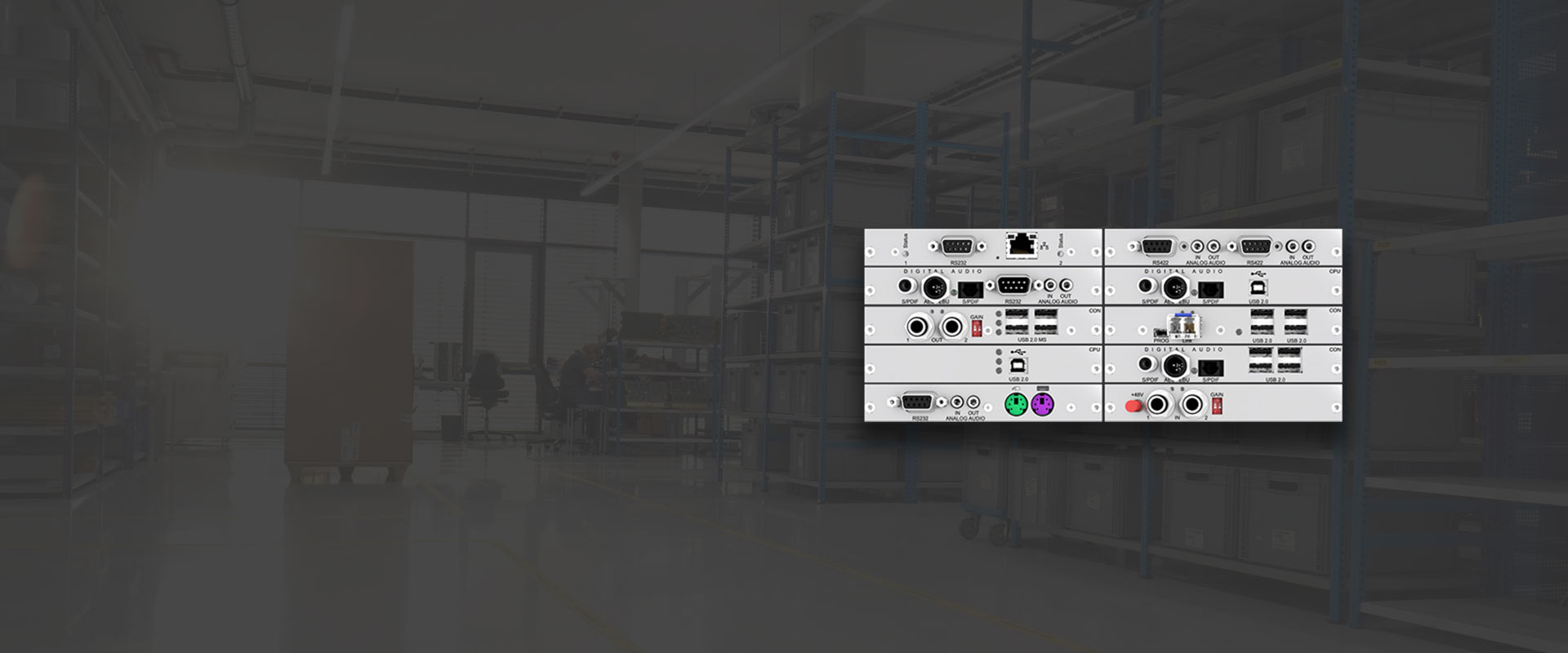 IHSE Draco vario Zusatzmodule (Add-ons) für USB/Audio/seriell