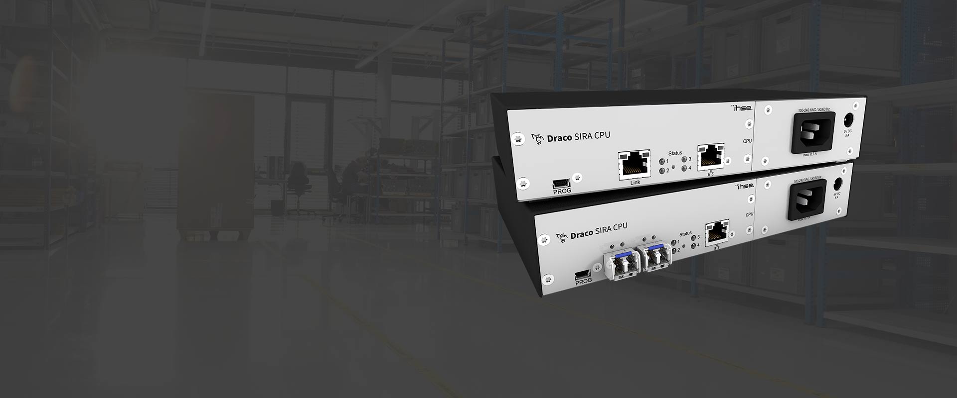 IHSE Draco SIRA CPU IP-KVM-Extender (Serie 488)