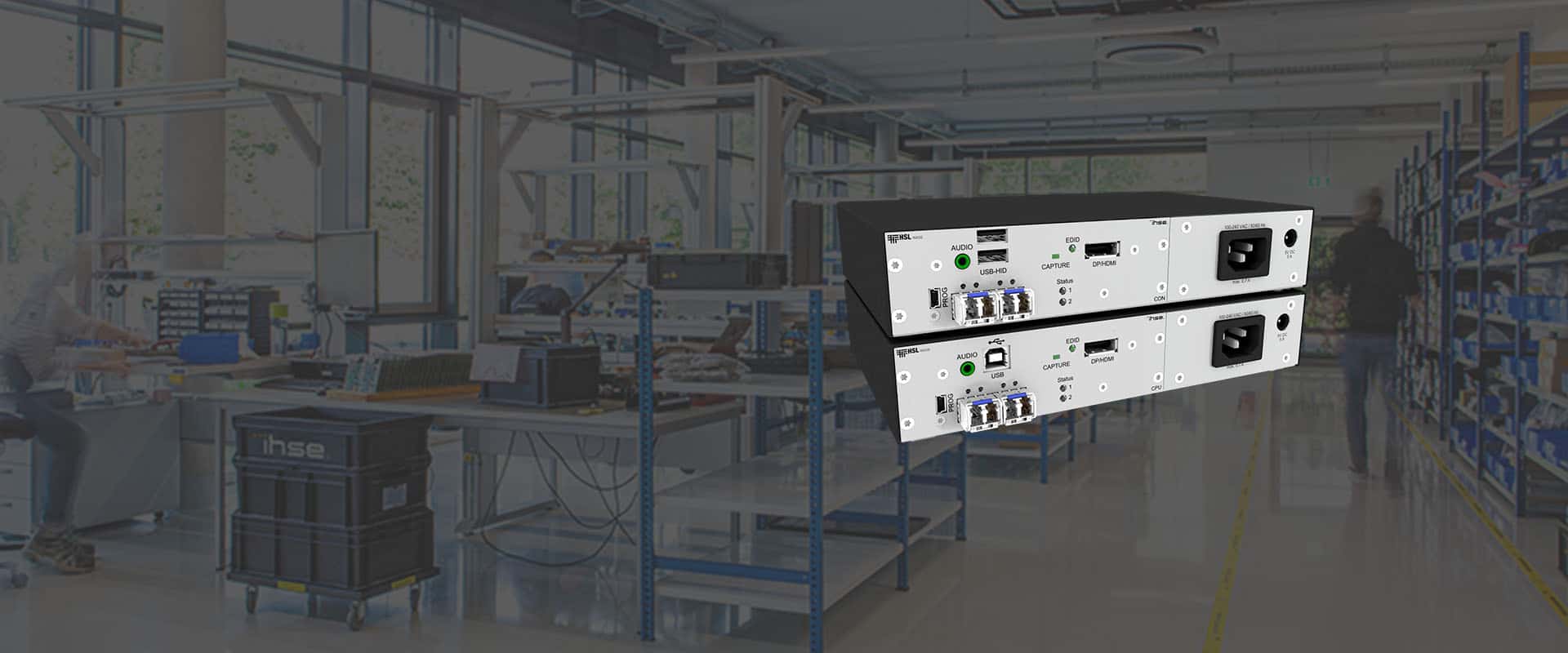 IHSE Draco vario KVMA Isolated Secure Extender (Serie 487/497)
