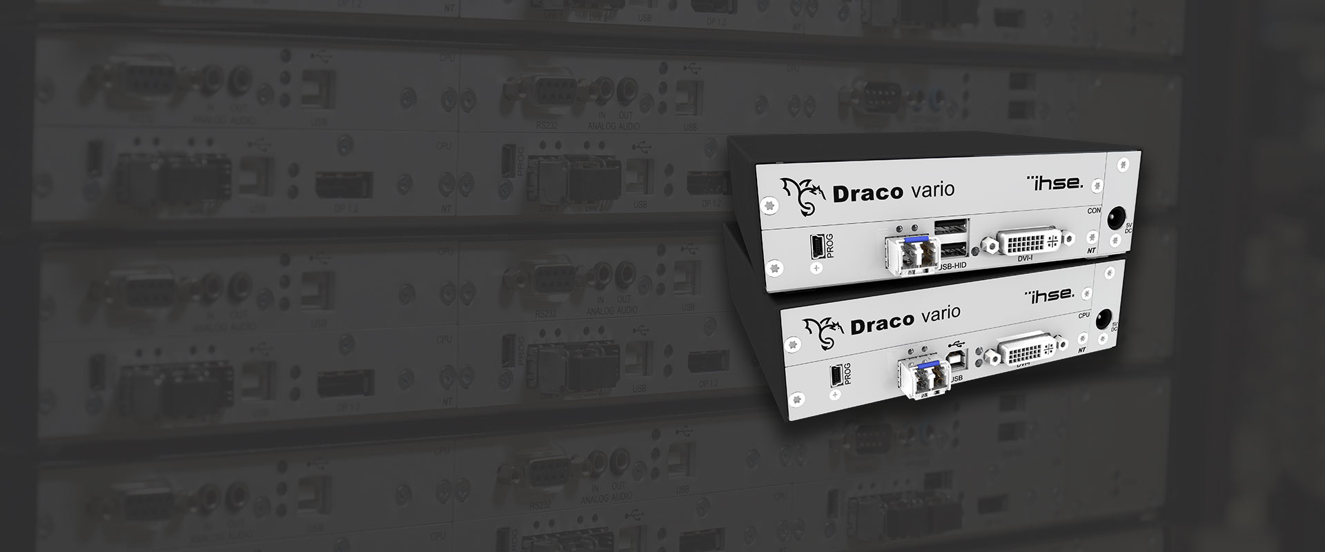 IHSE Draco vario ultra DVI-I Extender (Serie 494)
