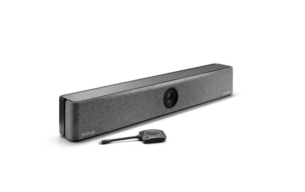 Barco ClickShare Bar Core Videobar mit Button